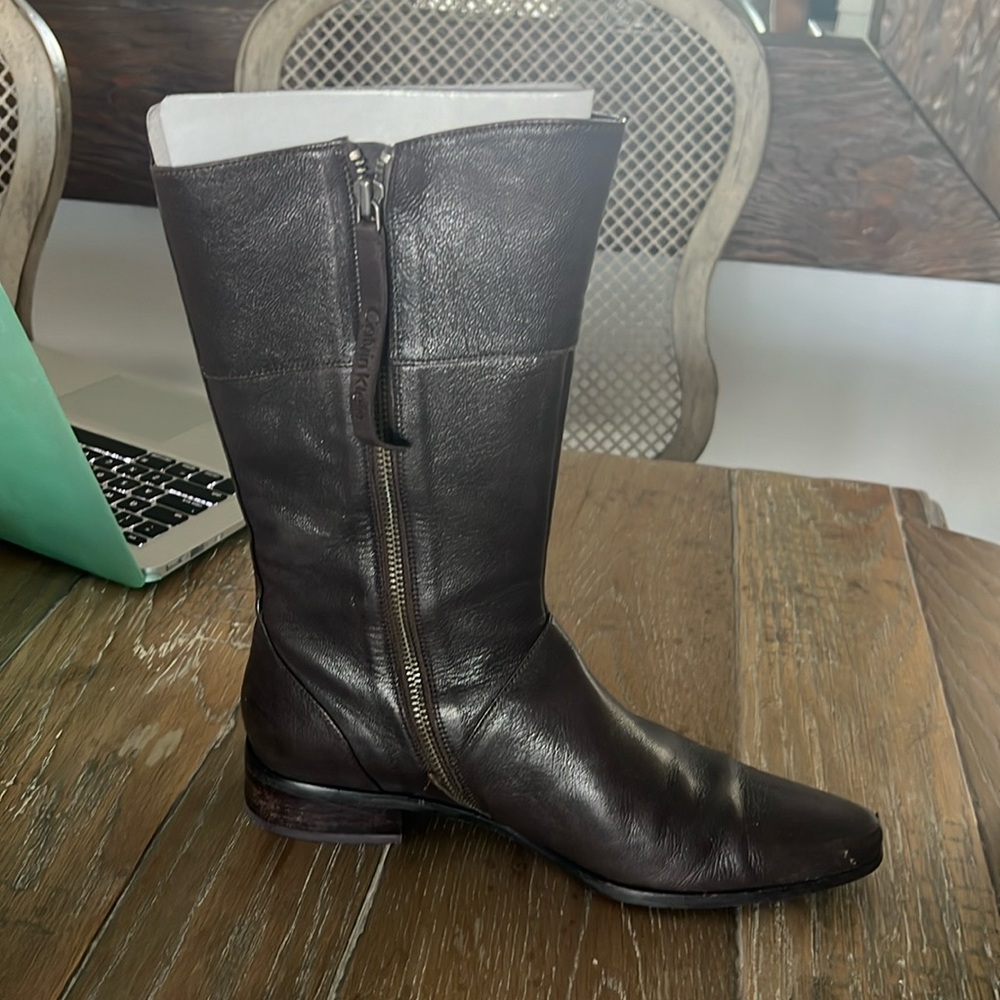Mid calf Calvin Klein Boots